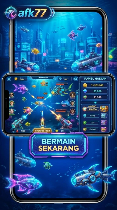 Layar utama afk77 — antarmuka bersih setelah instalasi